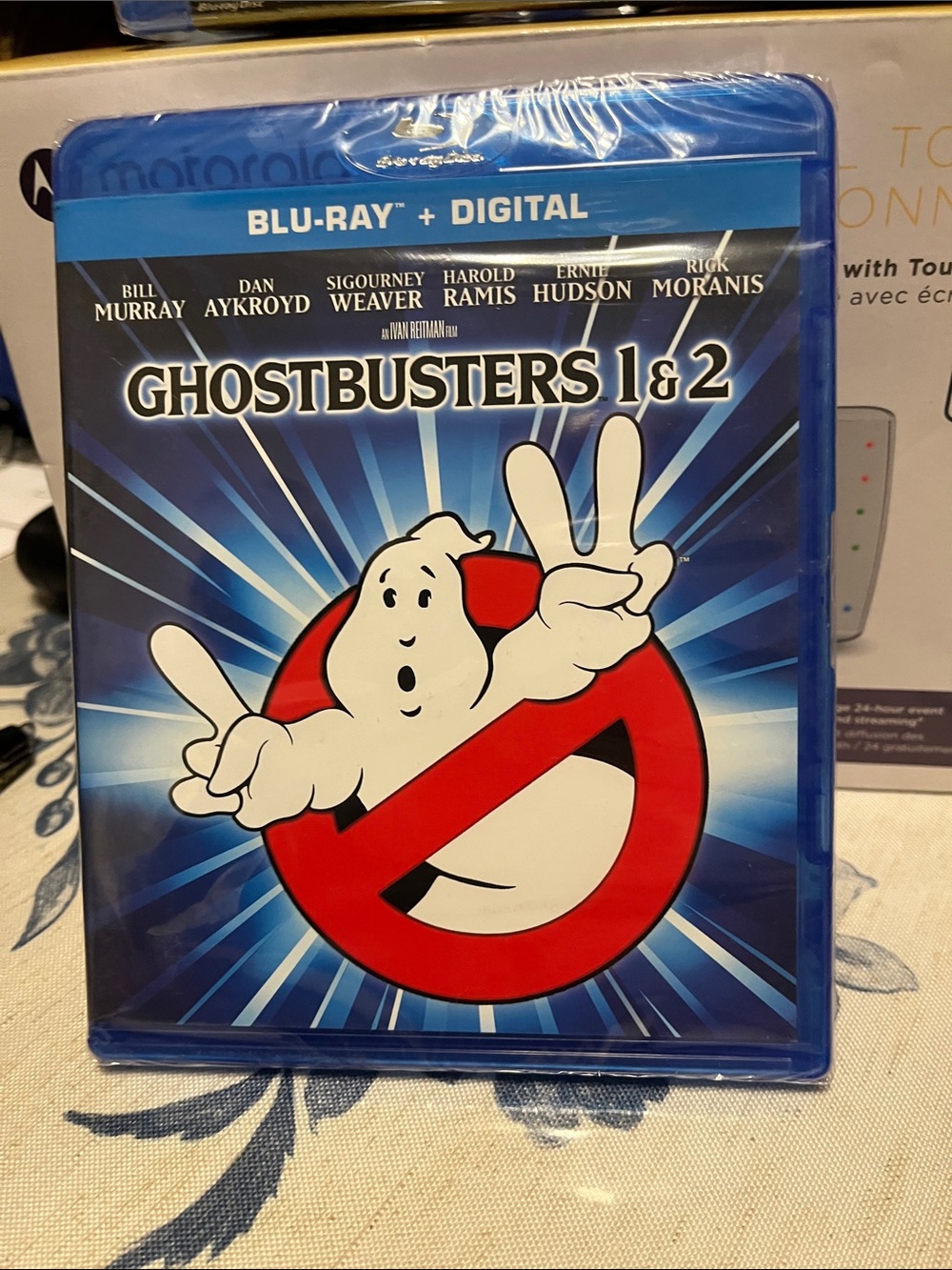 Ghostbusters 1 & 2 Blu-Ray + Digital - Blue Case